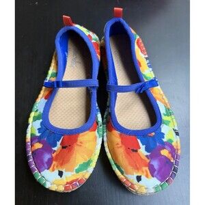 Sea Star X Frances Valentine Floral Kids Shoes Size 2 Made In China Beach Summer